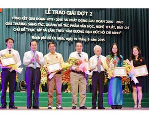 Quy chế Giải thưởng sáng tác về chủ đề học tập và làm theo Bác giai đoạn 2015 - 2020