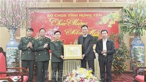 Các đồng chí lãnh đạo tỉnh Hưng Yên thăm và chúc Tết một số cơ quan, đơn vị