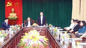 Lãnh đạo Bộ Công an, Bộ Giáo dục và Đào tạo, Tư lệnh Bộ đội Biên phòng thăm và làm việc tại quê hương Hưng Yên