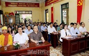 Lấy ý kiến nhận xét và tín nhiệm của cử tri nơi cư trú đối với người ứng cử đại biểu Quốc hội khóa XV và đại biểu HĐND các cấp nhiệm kỳ 2021 – 2026