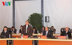 Kiểm tra việc diễn tập công tác tổ chức Đại hội Đảng