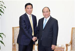 Thủ tướng tiếp Chủ tịch Tập đoàn Giai Nguyên (Hong Kong, Trung Quốc)