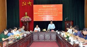 Phó Bí thư Thường trực Tỉnh ủy Trần Quốc Toản làm việc với Đoàn công tác của Trung ương Hội Nạn nhân chất độc da cam/dioxin Việt Nam