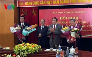 Trao quyết định bổ nhiệm 2 Phó Trưởng Ban Nội chính Trung ương