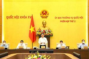 Phiên họp thứ ba của Ủy ban Thường vụ Quốc hội diễn ra vào ngày 13/9