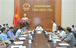 UBND tỉnh nghe báo cáo về tiến độ triển khai các dự án trọng điểm và các cụm công nghiệp trên địa bàn tỉnh