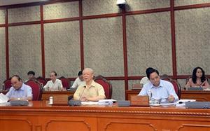 Bộ Chính trị họp, cho ý kiến về các nội dung phát triển kinh tế - xã hội