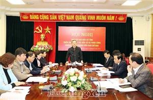 Triển khai công tác bầu cử và phân công nhiệm vụ các thành viên Ban Chỉ đạo bầu cử đại biểu Quốc hội khóa XV và bầu cử đại biểu HĐND các cấp tỉnh Hưng Yên nhiệm kỳ 2021 – 2026