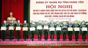 Hưng Yên: Tạo sức lan tỏa từ việc học và làm theo Bác