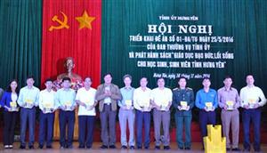 Hội nghị triển khai Đề án 01-ĐA/TU ngày 25/5/2016 của Ban Thường vụ Tỉnh ủy và phát hành sách “Giáo dục đạo đức, lối sống cho học sinh, sinh viên tỉnh Hưng Yên”