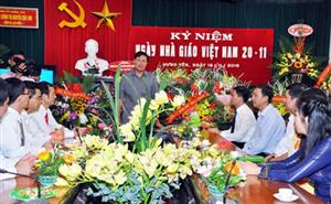 Lãnh đạo tỉnh Hưng Yên chúc mừng Ngày Nhà giáo Việt Nam 20.11