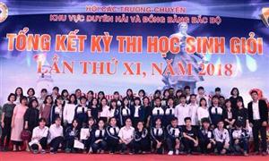 52 học sinh Trường THPT Chuyên Hưng Yên đạt giải tại kỳ thi học sinh giỏi khu vực Duyên hải Đồng bằng Bắc Bộ năm 2018