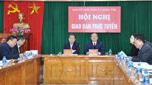 Hưng Yên dự hội nghị toàn quốc công tác tổ chức xây dựng Đảng
