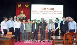 Đoàn đại biểu Quốc hội, đại biểu HĐND tỉnh tiếp xúc cử tri