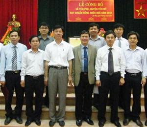 Xã Yên Phú: Đón Bằng công nhận đạt chuẩn nông thôn mới