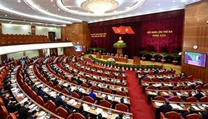 Thông cáo báo chí về ngày làm việc thứ ba của Hội nghị Trung ương 3