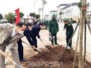 Tiên Lữ: Phát động Tết trồng cây đời đời nhớ ơn Bác Hồ - Xuân Nhâm Dần 2022