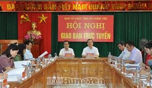 Giao ban trực tuyến toàn quốc về công tác tổ chức xây dựng Đảng, xây dựng hệ thống chính trị