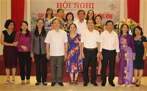 Giao ban Cụm thi đua Hội LHPN các tỉnh, thành phố đồng bằng sông Hồng