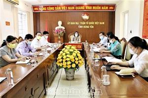 Hưng Yên dự hội nghị trực tuyến toàn quốc phản biện xã hội Dự thảo Luật Thực hiện dân chủ ở cơ sở