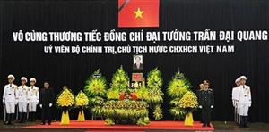 HÔM QUA 26-9, TẠI NHÀ TANG LỄ QUỐC GIA, HÀ NỘI CỬ HÀNH TRỌNG THỂ LỄ VIẾNG CHỦ TỊCH NƯỚC TRẦN ĐẠI QUANG