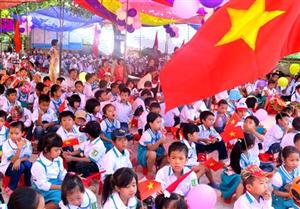 Không khí chuẩn bị cho khai giảng năm học mới tại huyện Phù Cừ