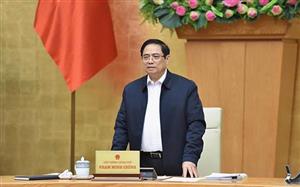 Thủ tướng Phạm Minh Chính chủ trì phiên họp Chính phủ chuyên đề về xây dựng pháp luật