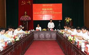 Ban Thường vụ Tỉnh ủy làm việc với Đoàn công tác của Bộ Ngoại giao