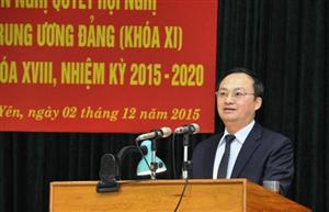 Bài phát biểu bế mạc Hội nghị Ban Chấp hành Đảng bộ tỉnh lần thứ hai của đồng chí Đỗ Tiến Sỹ, Bí thư Tỉnh ủy