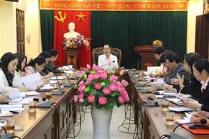 Triển khai kế hoạch thực hiện Đề tài Nghiên cứu đề xuất giải pháp nâng cao hiệu quả công tác dân vận chính quyền cấp xã trong bảo vệ môi trường, cảnh quan khu dân cư nông thôn mới kiểu mẫu trên địa bàn tỉnh Hưng Yên