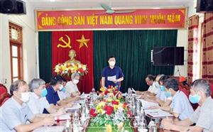 Kiểm tra công tác bầu cử tại các huyện Văn Giang, Khoái Châu