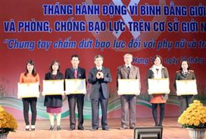 Hưng Yên phát động Tháng hành động Vì bình đẳng giới và phòng, chống bạo lực trên cơ sở giới năm 2017