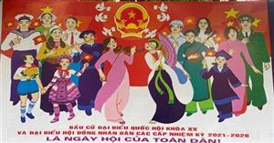 Tổ chức Hội thi tuyên truyền lưu động về bầu cử