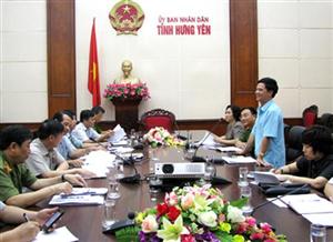 Đoàn công tác của Ủy ban Quốc gia phòng, chống AIDS và phòng, chống tệ nạn ma túy, mại dâm làm việc tại Hưng Yên