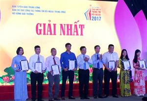 67 tác phẩm đạt Giải thưởng toàn quốc về thông tin đối ngoại năm 2017