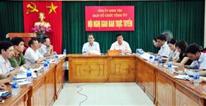 Hưng Yên dự hội nghị trực tuyến về công tác tổ chức xây dựng Đảng 6 tháng cuối năm 2018