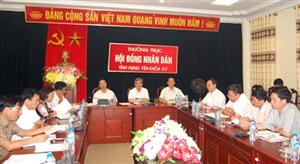 Thống nhất nội dung chuẩn bị kỳ họp thứ mười, HĐND tỉnh Hưng Yên khoá XV