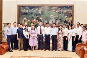 Lãnh đạo tỉnh tiếp và làm việc với Đại sứ đặc mệnh toàn quyền nước Cộng hòa Belarus tại Việt Nam