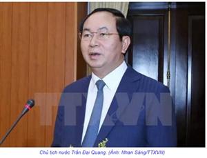 Chủ tịch nước Trần Đại Quang làm việc với lãnh đạo Ủy ban quốc gia APEC 2017