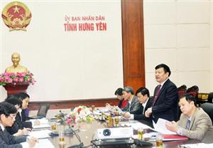 Đoàn khảo sát của Ủy ban Pháp luật của Quốc hội làm việc tại Hưng Yên