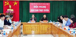 Hưng Yên dự giao ban trực tuyến về công tác tổ chức xây dựng Đảng