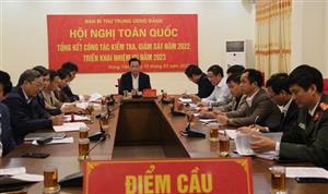 Hội nghị toàn quốc tổng kết công tác kiểm tra, giám sát năm 2022