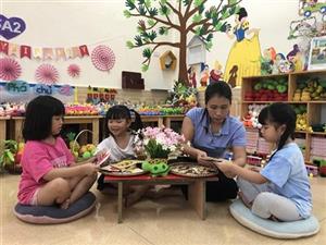 Phong trào sáng tạo đồ dùng, đồ chơi ở Trường Mầm non thị trấn Trần Cao