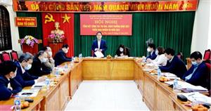 Khối thi đua các ban Đảng, cơ quan, đơn vị trực thuộc Tỉnh ủy tổng kết công tác thi đua, khen thưởng năm 2021