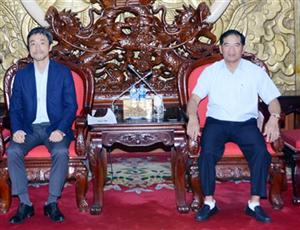 Lãnh đạo UBND tỉnh làm việc với đại diện Công ty TNHH Khu Công nghiệp Thăng Long II