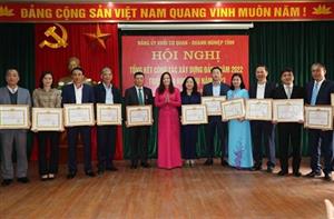 Đảng ủy Khối Cơ quan - Doanh nghiệp tỉnh: Tổng kết công tác xây dựng Đảng năm 2022