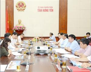 Chủ tịch UBND tỉnh Hưng Yên Nguyễn Văn Phóng tiếp và làm việc với Đại sứ Đặc mệnh toàn quyền Hàn Quốc tại Việt Nam