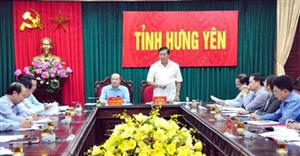 Đoàn công tác của Ban Chỉ đạo Đề án 61 Trung ương làm việc tại Hưng Yên