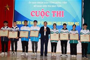51 dự án được trao giải tại cuộc thi khoa học, kỹ thuật cấp tỉnh dành cho học sinh trung học