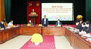 Thường trực HĐND thành phố Hưng Yên giao ban với Thường trực HĐND các phường, xã